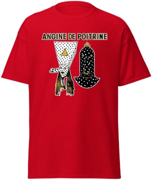 French Coldwave Post-Punk Music Graphic T-Shirt Alternative Underground Scene Cult Retro Dark Apparel - Red