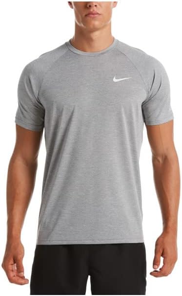 Nike Men's Dri-FIT UPF 40+ Hydroguard Swim Tee - Particle Grey