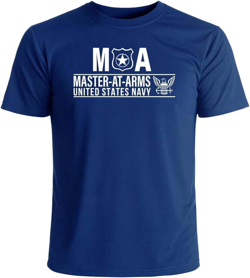 Military Productions US Navy Master At Arms T-Shirt - Blue