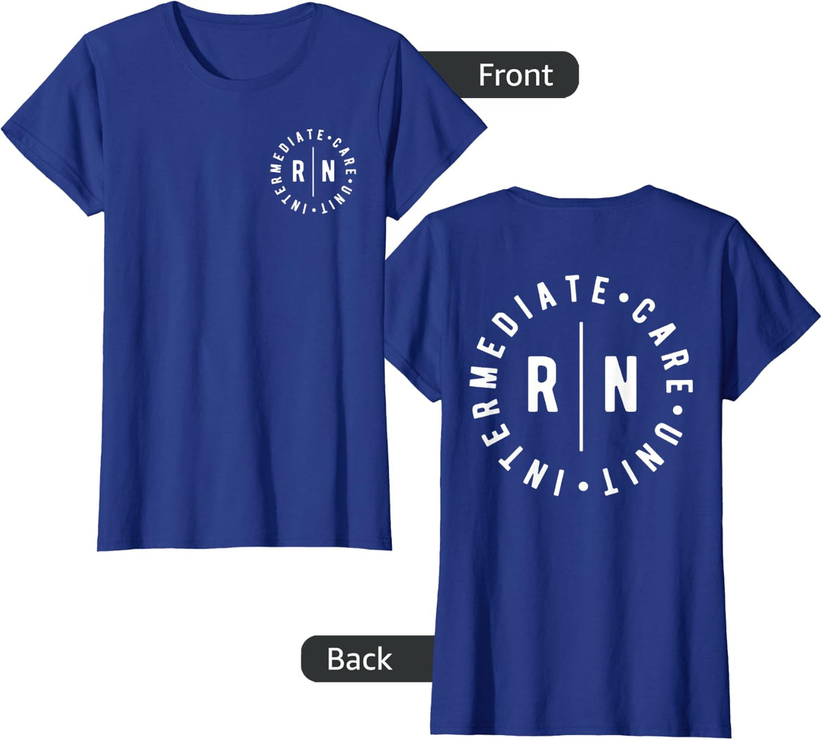 Intermediate Care Unit IMCU Nurse Appreciation T-Shirt - Royal Blue