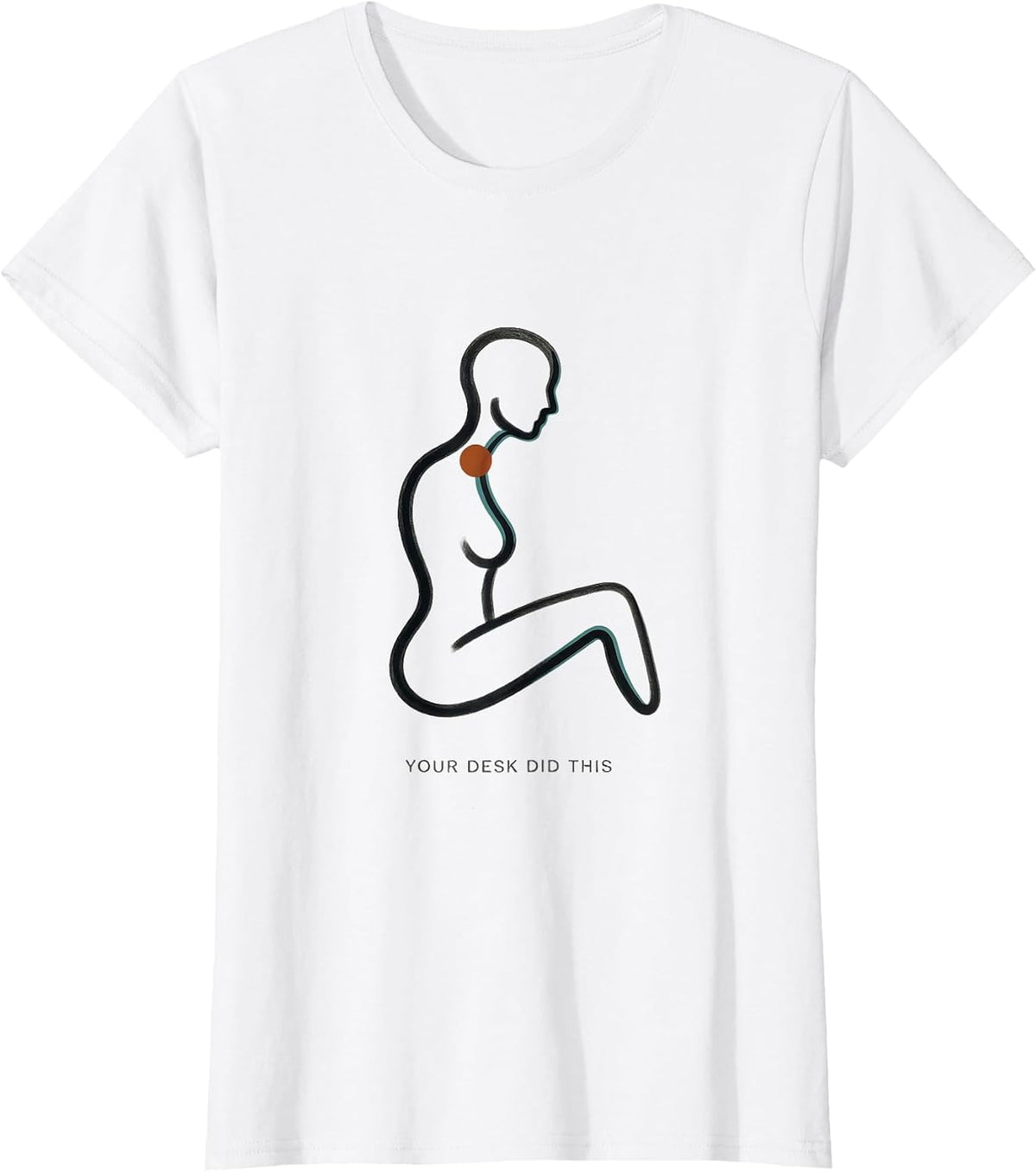 Your Desk Did This Funny Massage Therapist LMT Gift T-Shirt - White