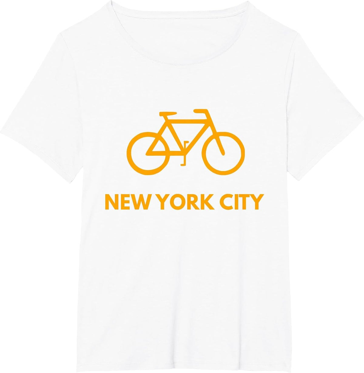 Bike New York City T-Shirt - NYC Cyclists Tee T-Shirt - White