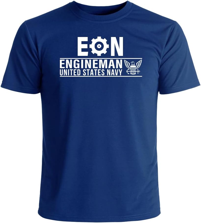 Military Productions US Navy Engineman T-Shirt - Blue