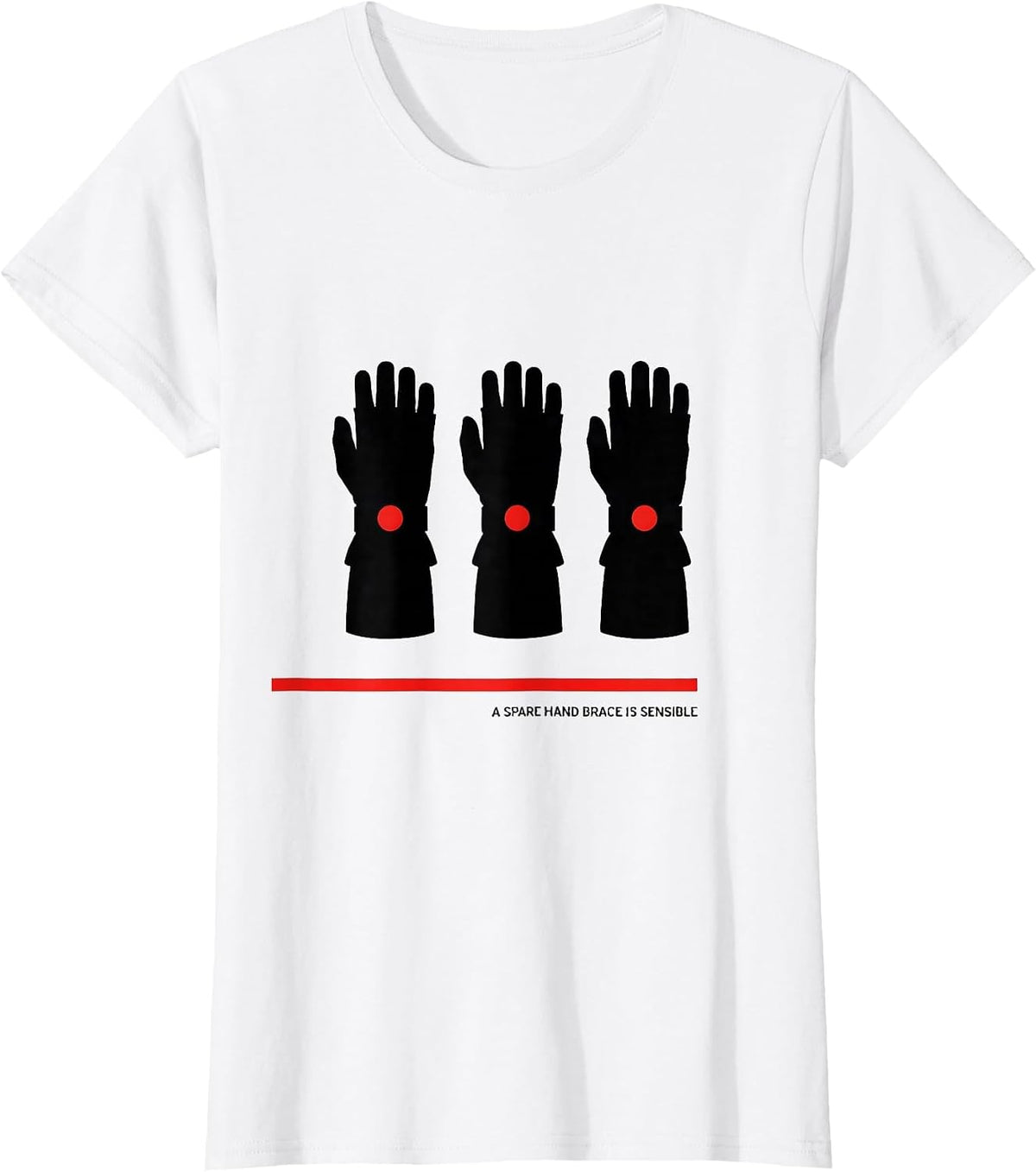 Women's A Spare Hand Brace Is Sensible Funny Woodworker Carpenter T-Shirt - White