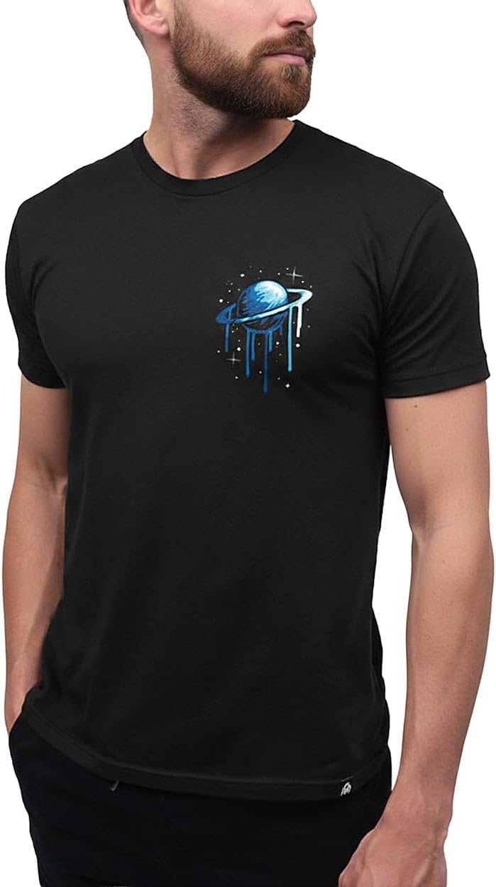 Mens Graphic T-Shirts Cool Nature Design Tees Short Sleeve S-4XL - Abyss 2