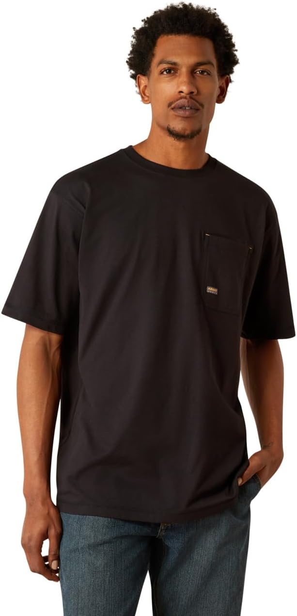 ARIAT Men's Rebar Workman Brickyard T-Shirt - Black