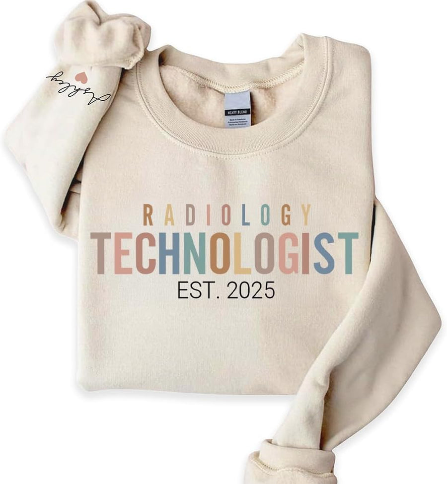 Personalized Radiology Technologist Sweatshirt, Radiologic Technologist Shirt, X-Ray Tech Gift, Gift for Radiology -