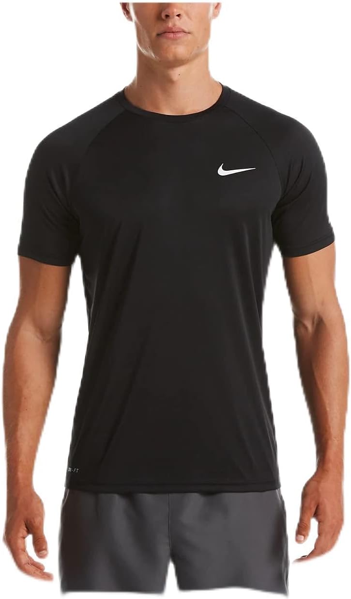 Nike Men's Dri-FIT UPF 40+ Hydroguard Swim Tee - Black