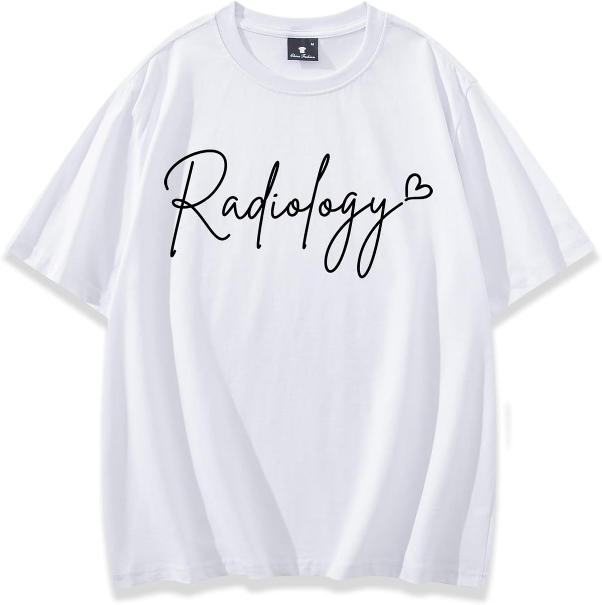 Radiology Shirt Radiology Crewneck Tee - White
