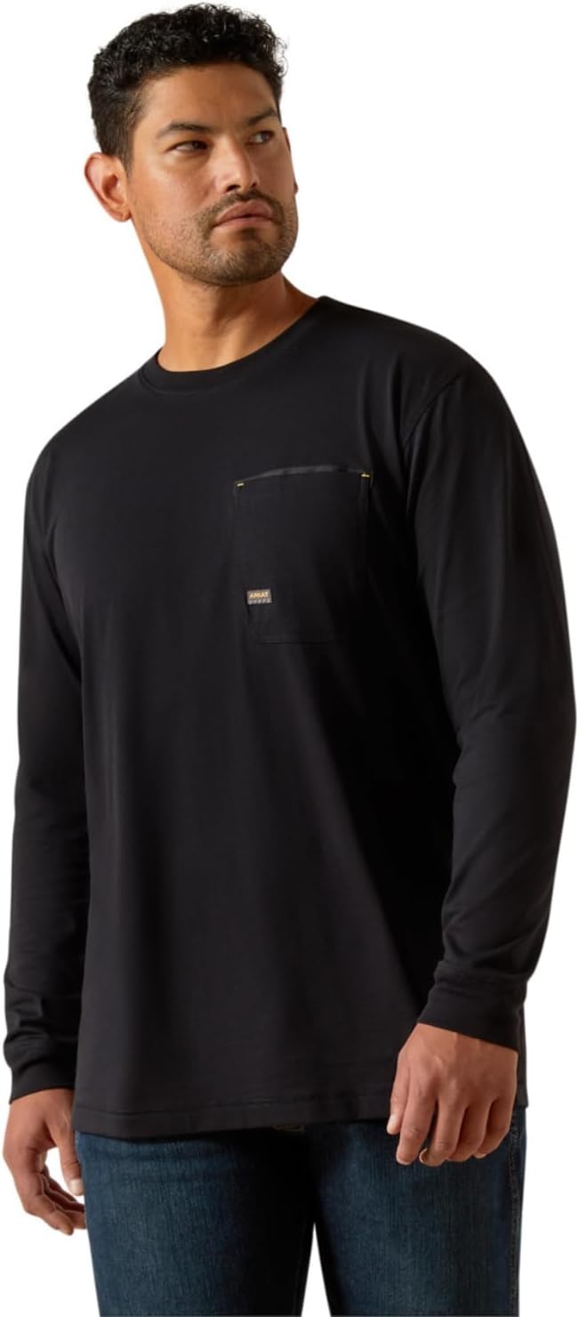 Ariat Men's Rebar Workman Graveyard T-Shirt - As Pictured