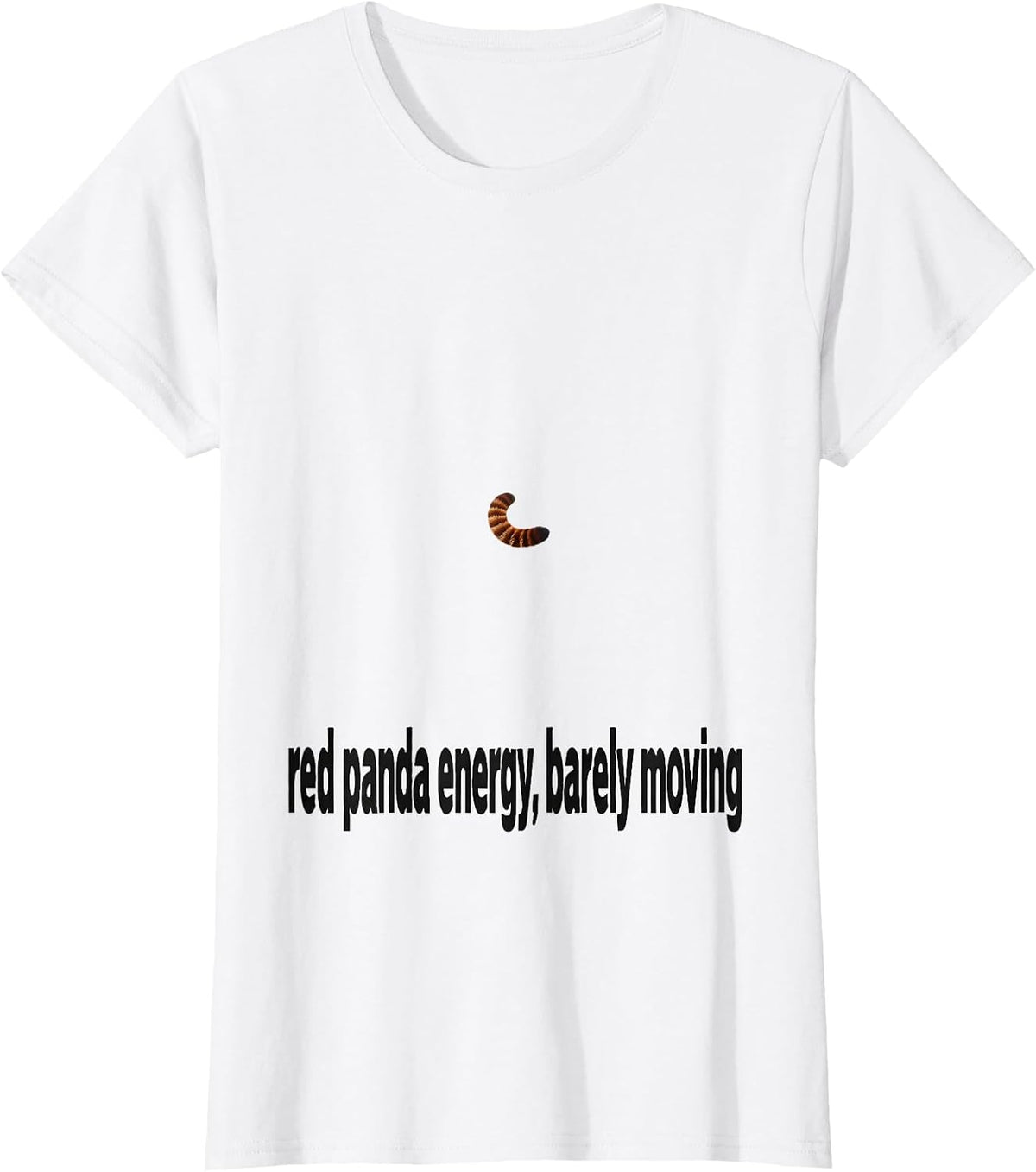 Red Panda Energy Barely Moving Funny Red Panda Lover Gift T-Shirt - White