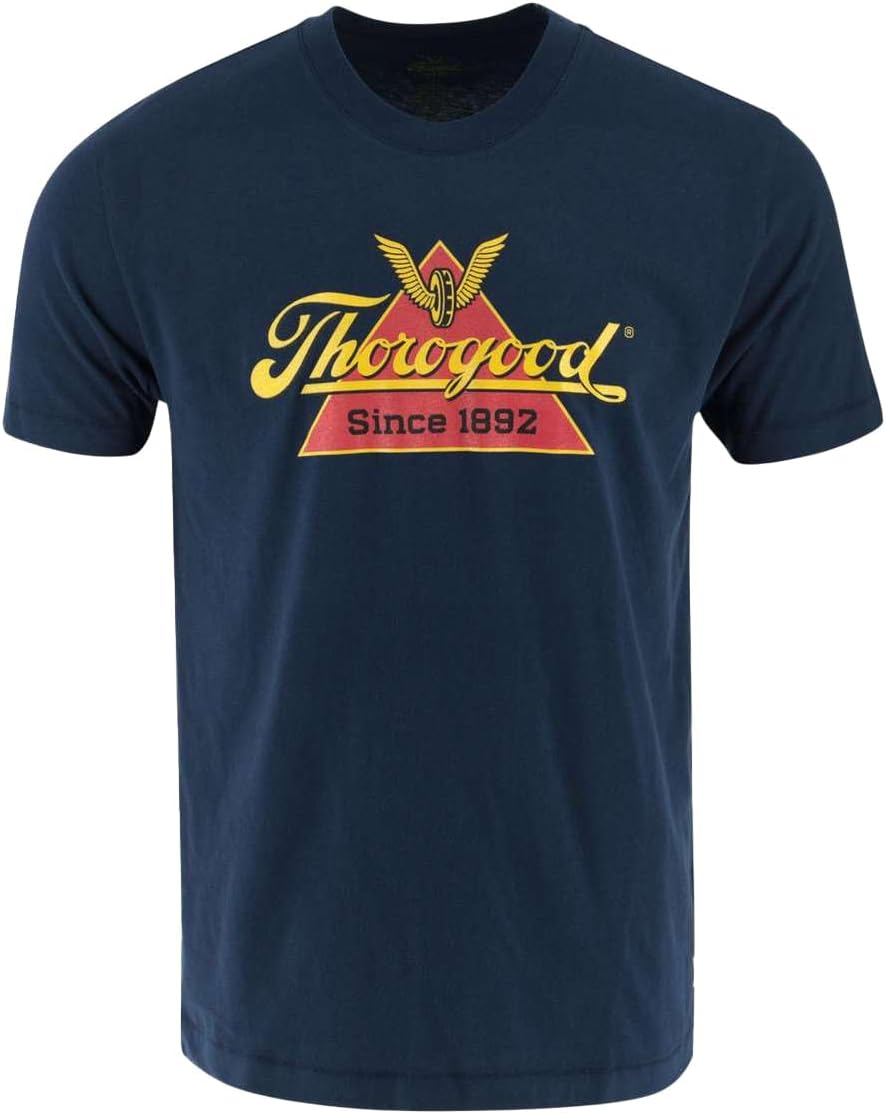 Thorogood Mens Classic Logo Short Sleeve T-Shirt - Pageant Blue