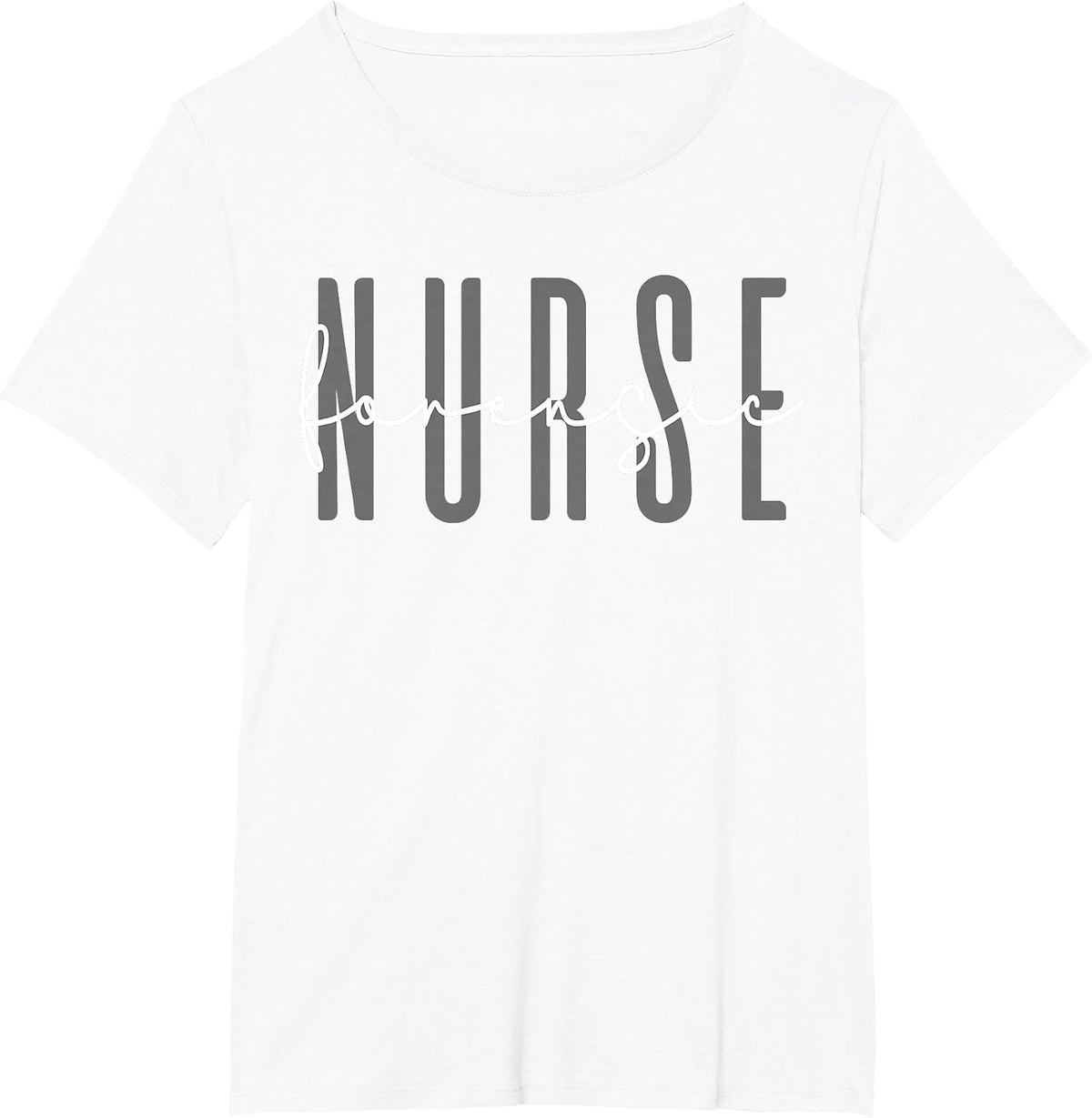 Forensic Nurse Medical Nurses Stylish T-Shirt - White