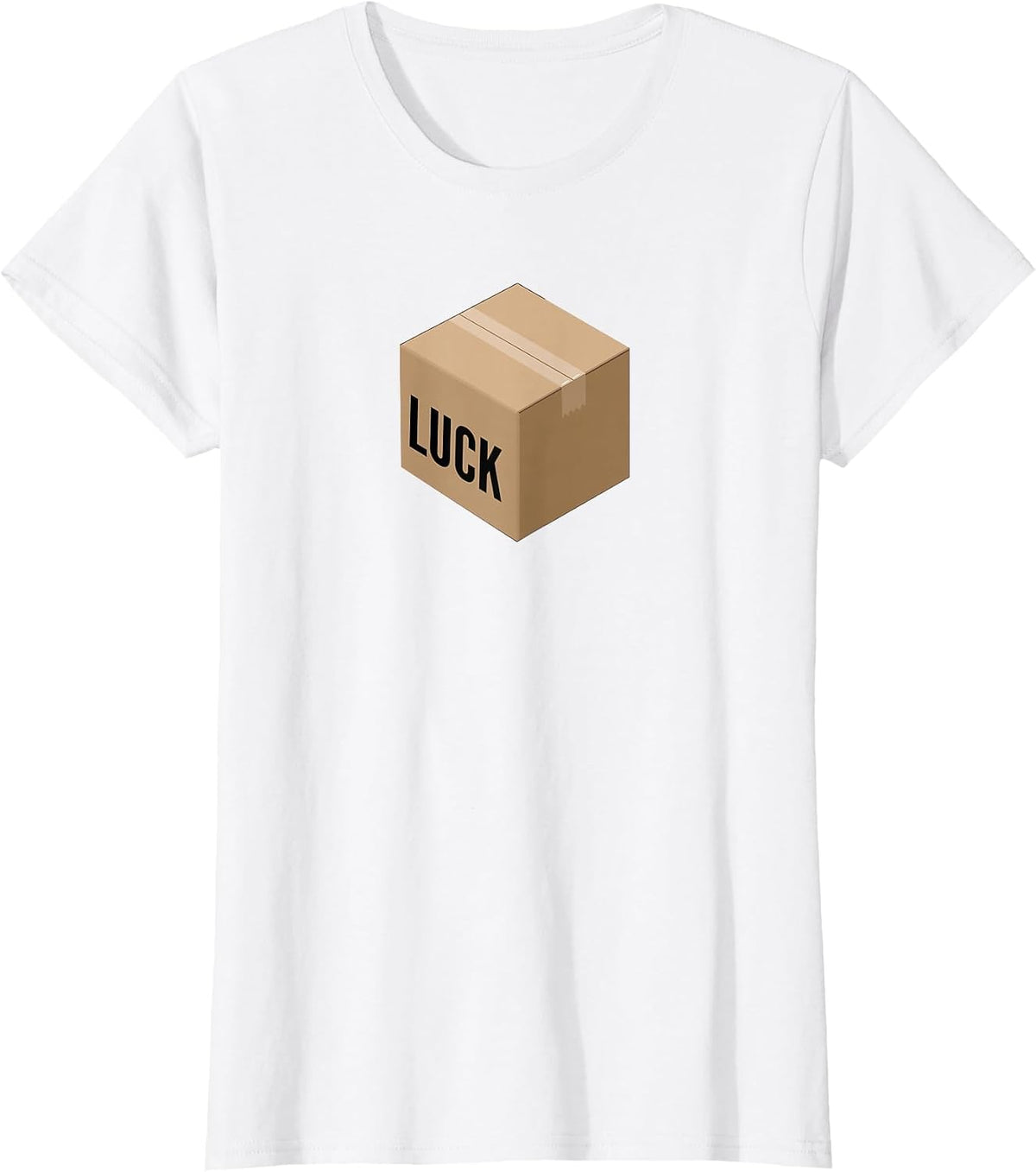 Luck Box Texas Hold 'Em Poker Player Casino T-Shirt T-Shirt - White