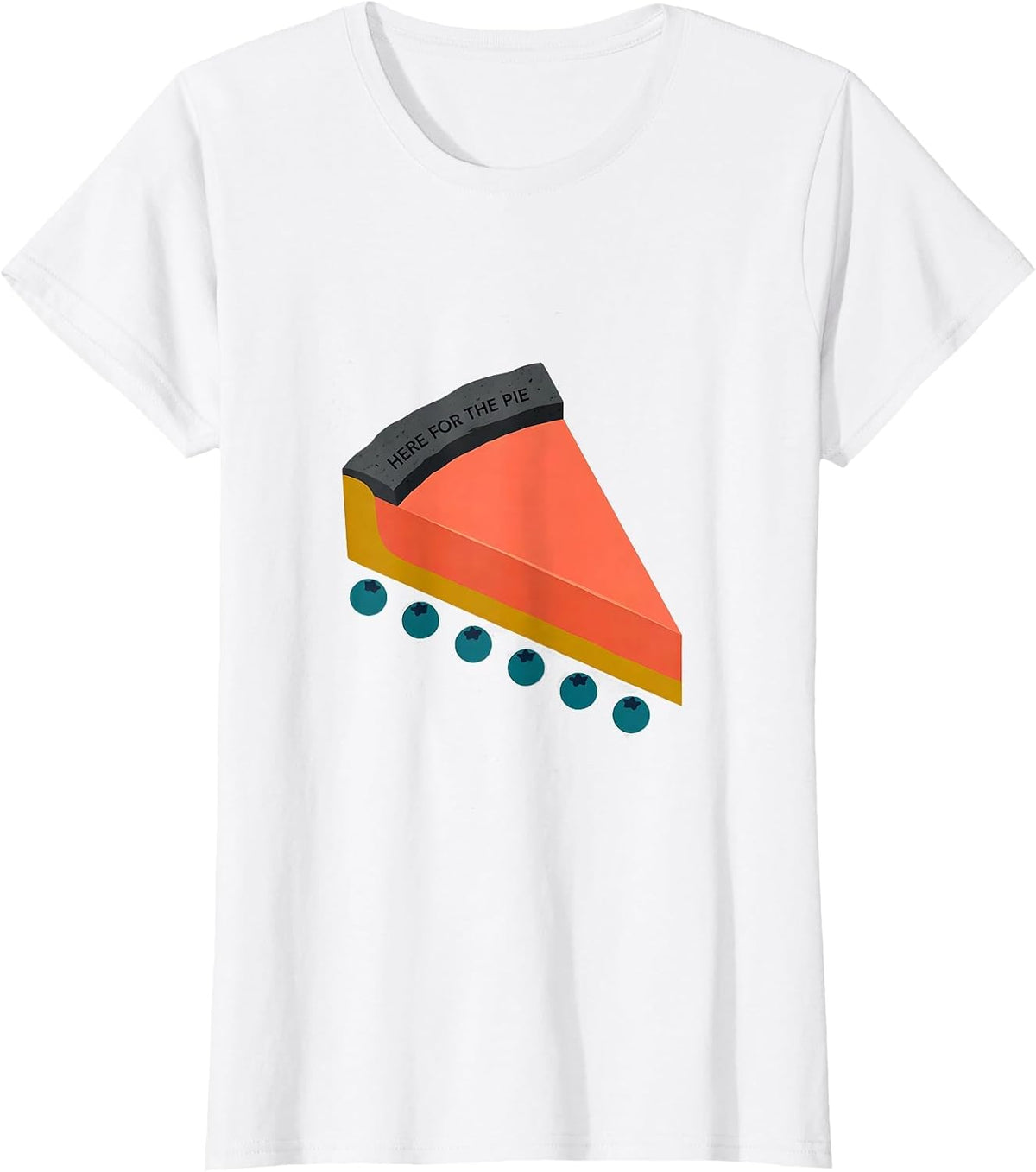 Here For The Pie Funny Thanksgiving Matching Family Holiday T-Shirt - White