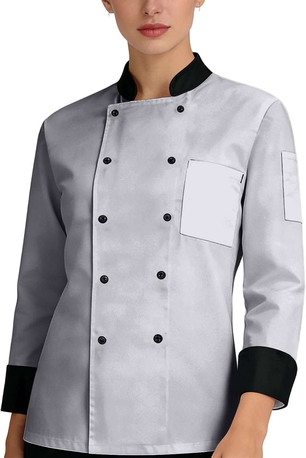 Chef Shirt Long Sleeve Cook Unisex Work Button Chef Shirts for Men Camisas De Chef para Hombre Hotel Uniform Kitchen
