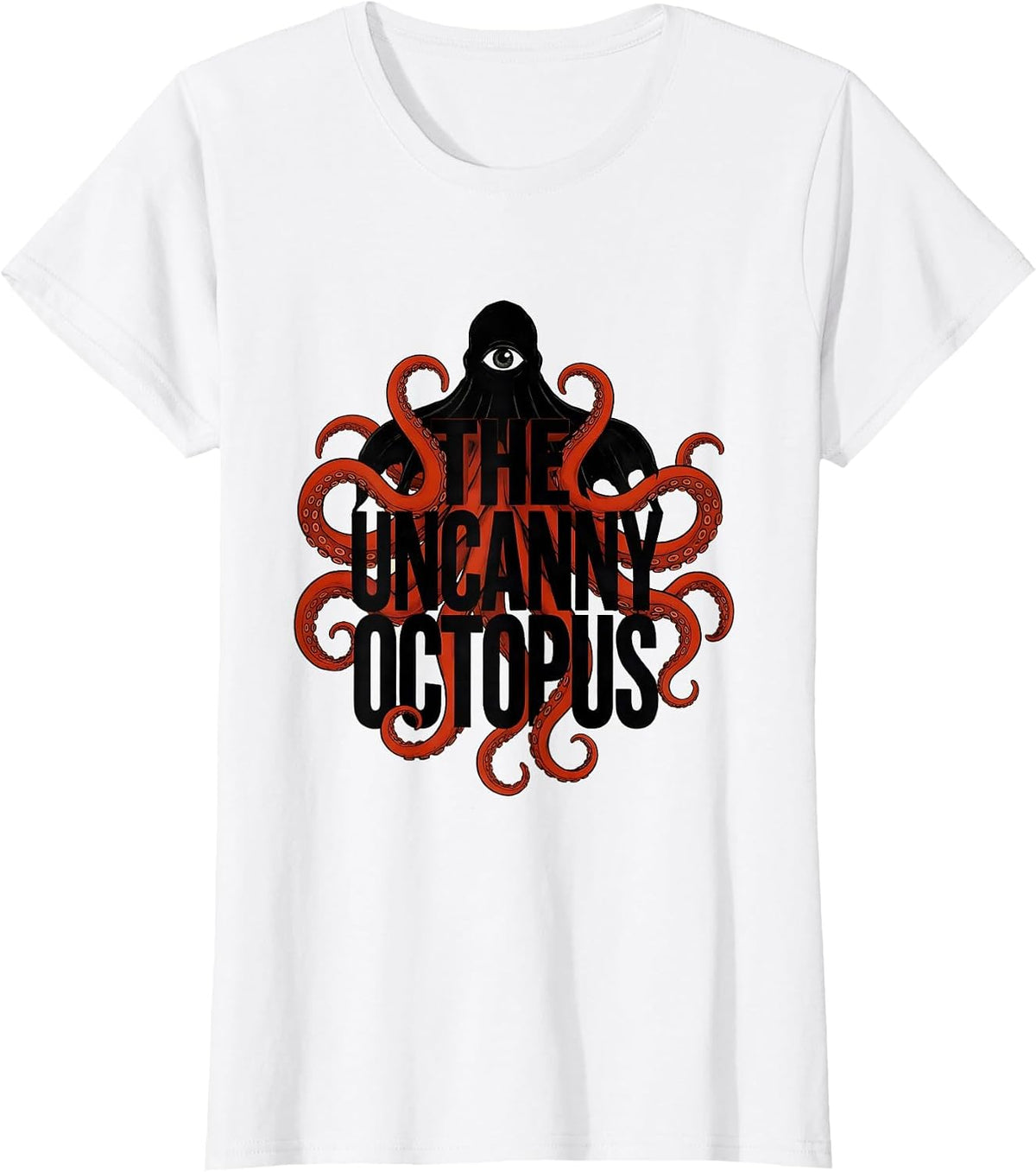 The Uncanny Octopus Vintage Octopus Lover Nautical Sea T-Shirt - White