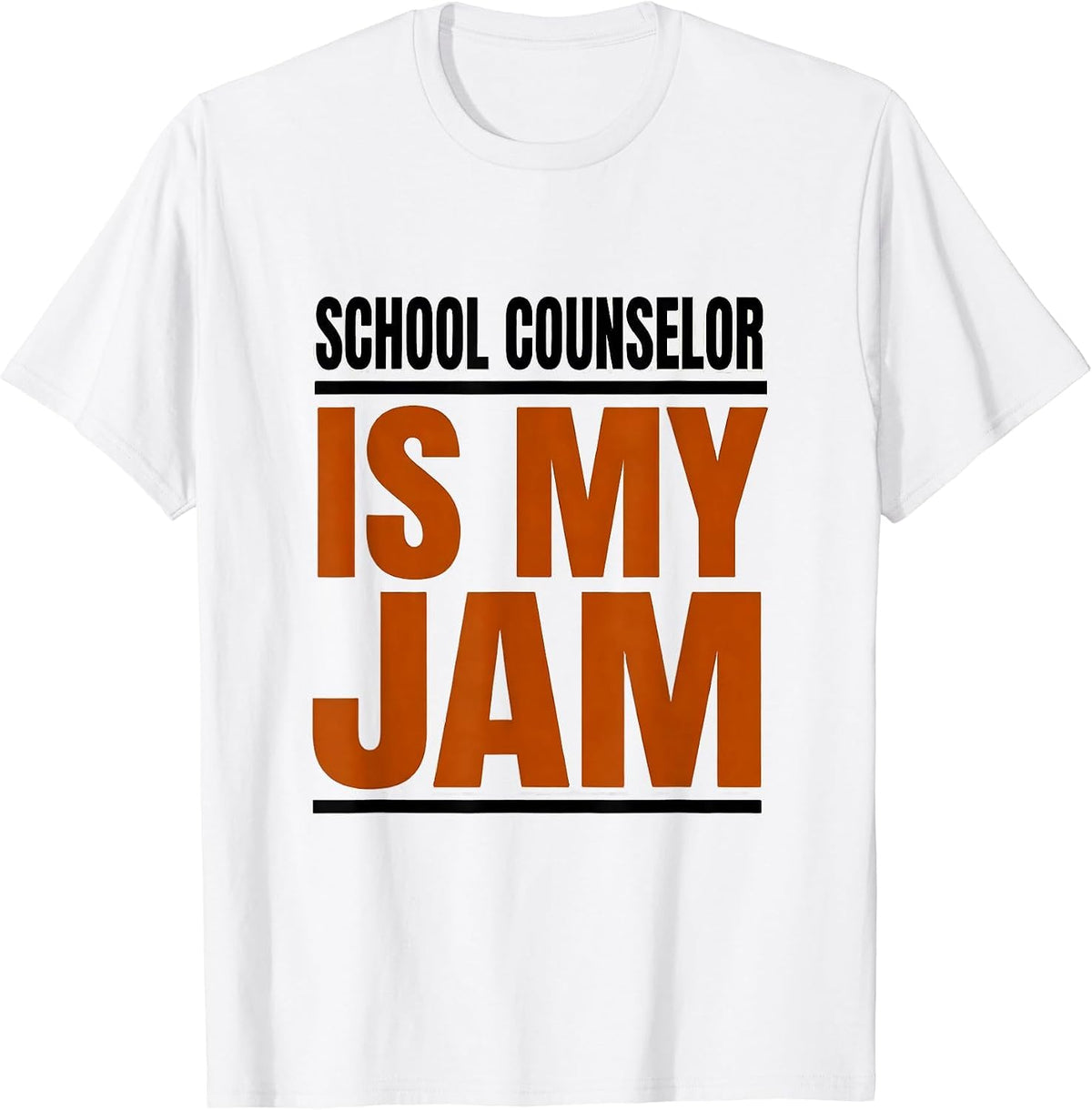 Men's School Counselor Is My Jam Funny Therapist Appreciation T-Shirt - White