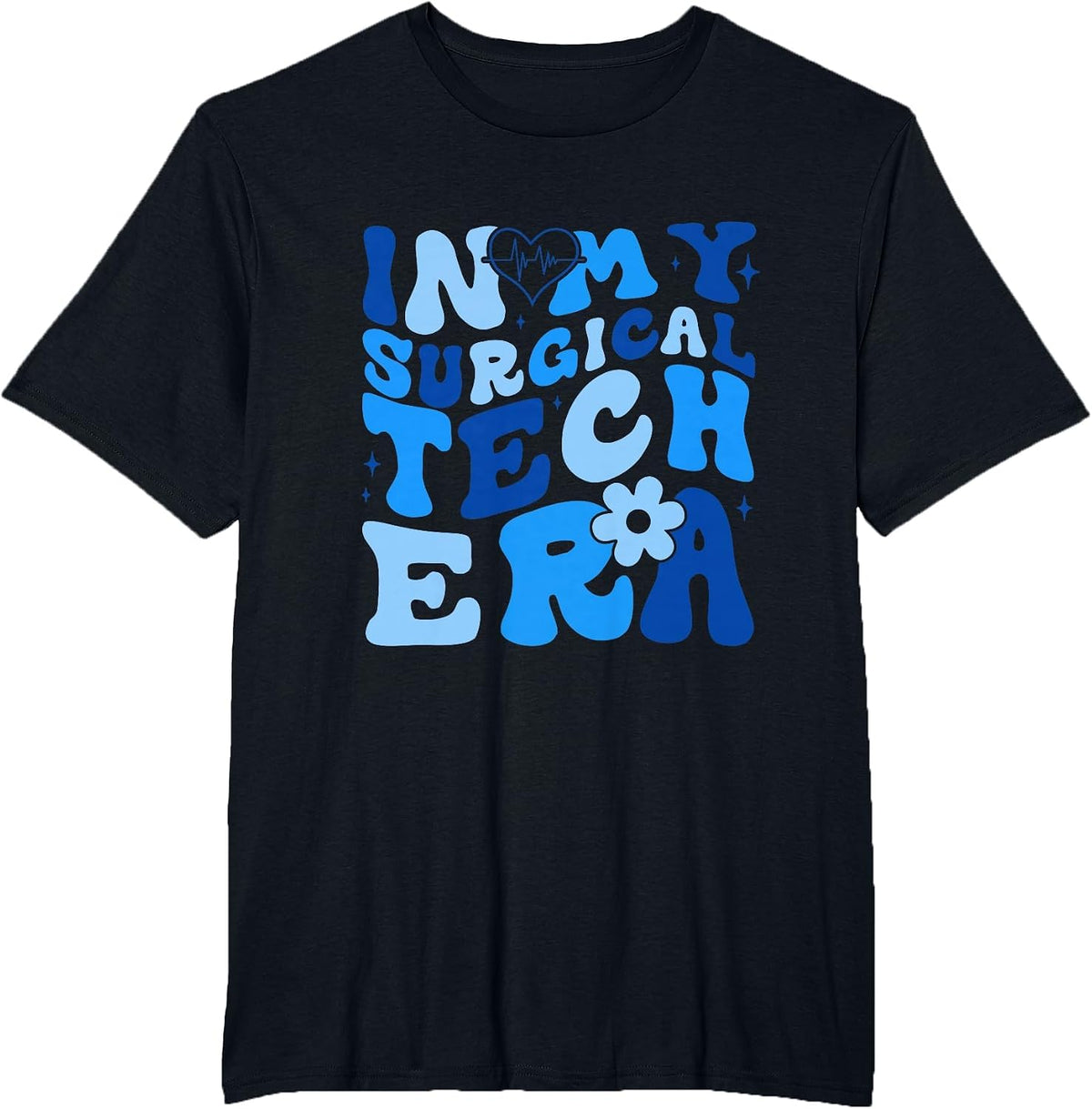 in My Surgical Tech Era - Surgical Technologist Surg Tech T-Shirt - Black