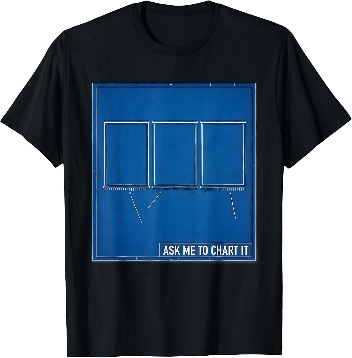 Men's Ask Me To Chart It Funny History Teacher Back To School T-Shirt - Black