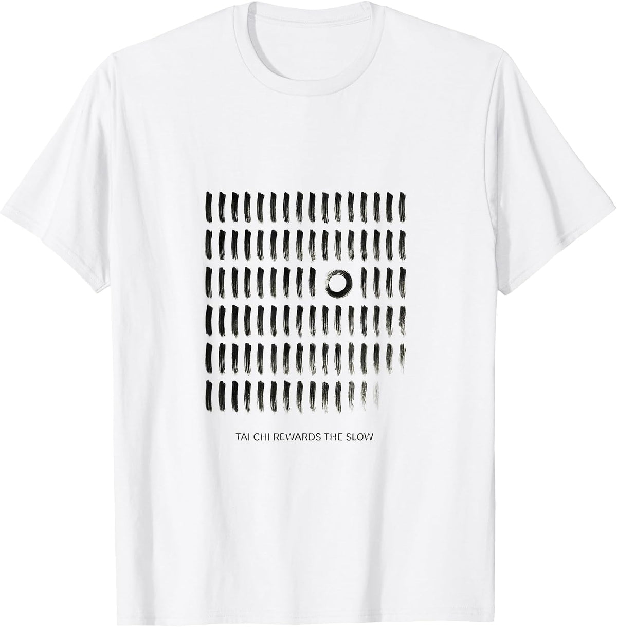 Men's Tai Chi Rewards The Slow Zen Martial Arts Balance Gift T-Shirt - White