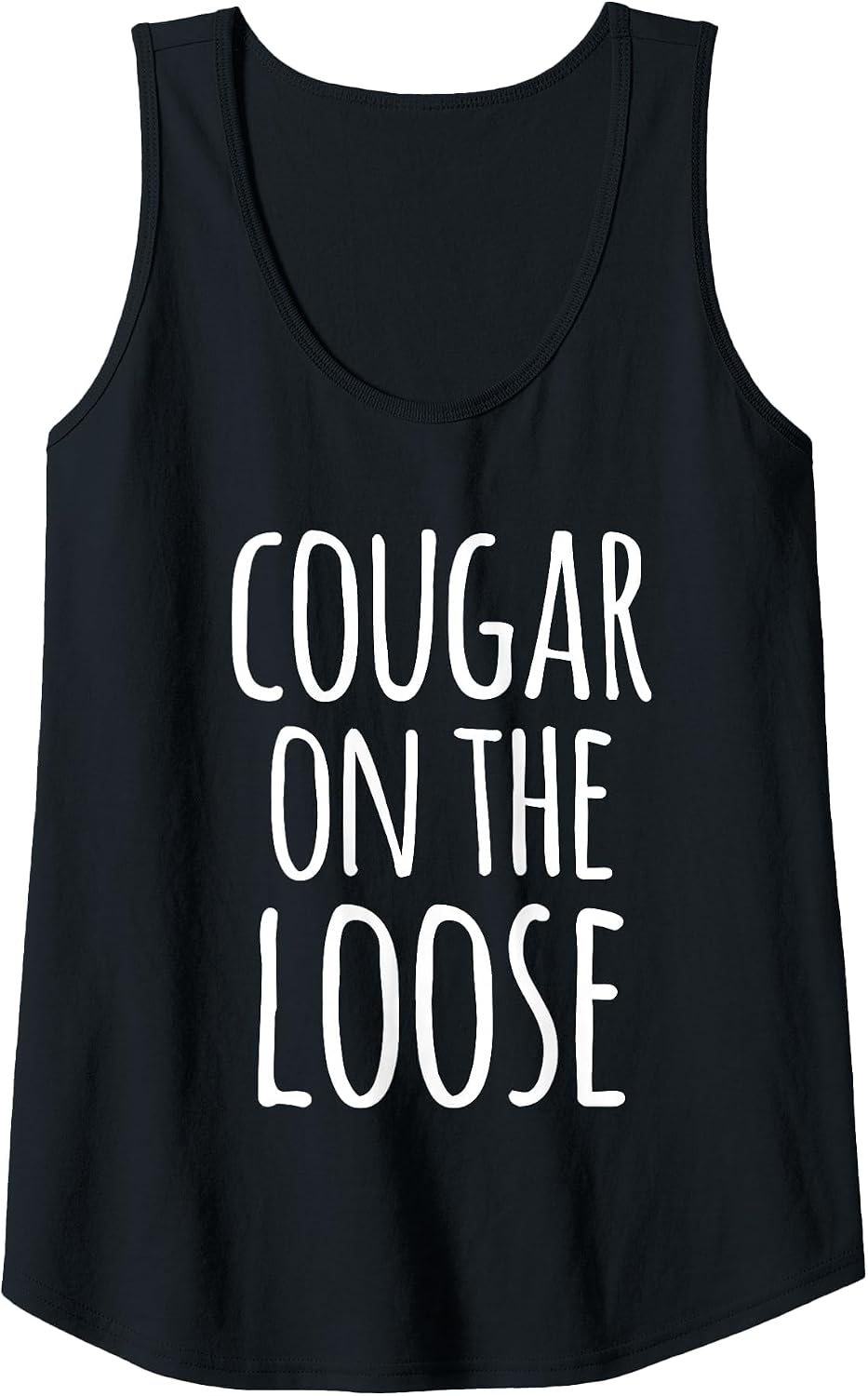 Cougar On The Loose Funny Cougar Mom Grandma Women Tank Top - Black
