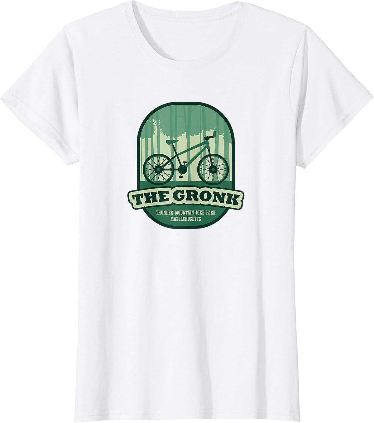 The Gronk - Thunder Mountain Bike Park, Massachusetts T-Shirt - White