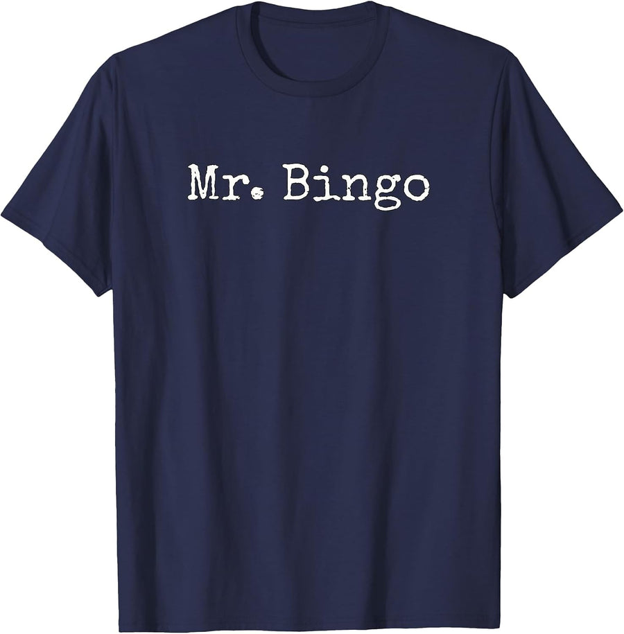 Mr Bingo T-Shirt - Navy Blue