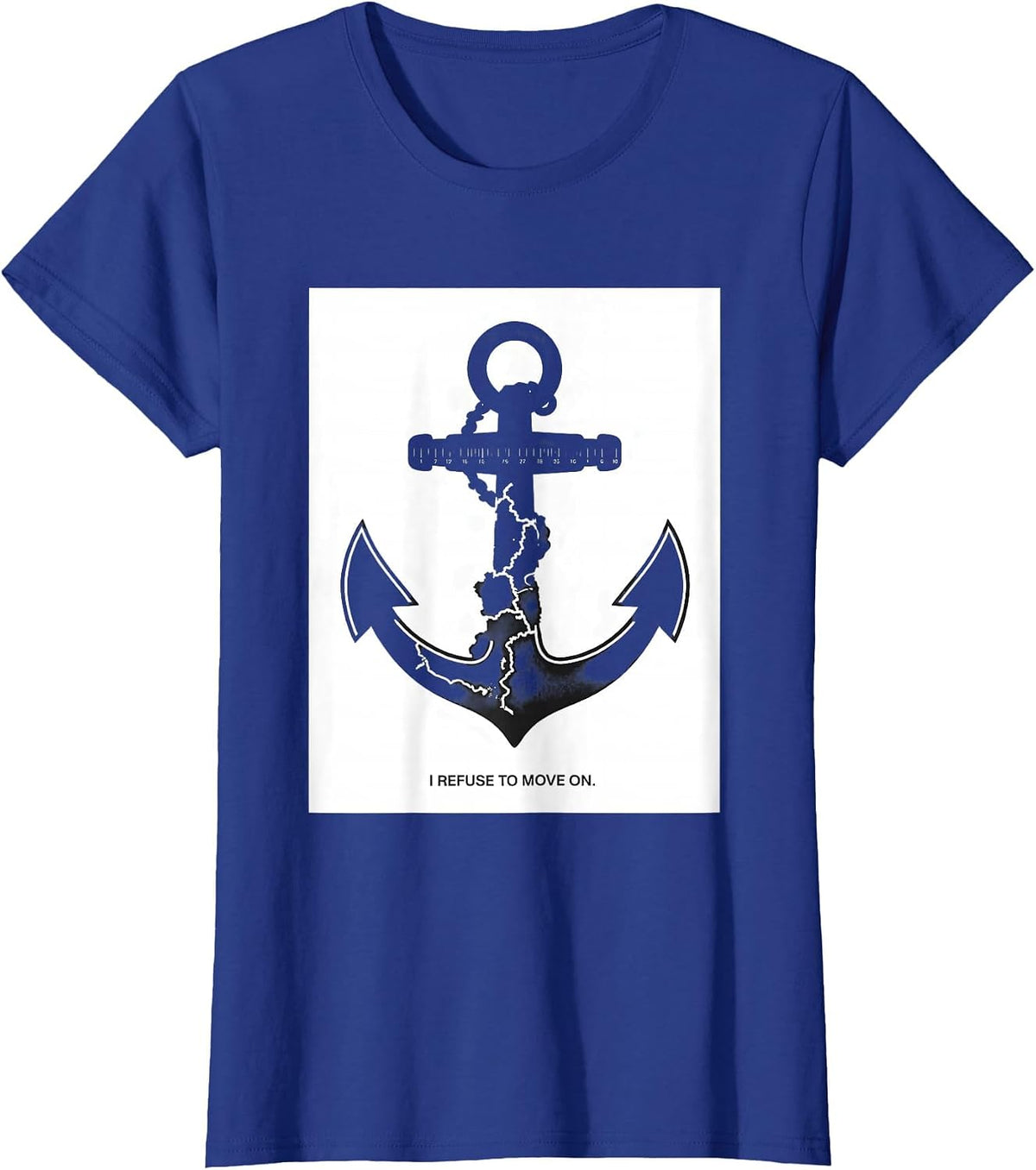 Women's I Refuse To Move On Funny History Teacher Back To School T-Shirt - Royal Blue