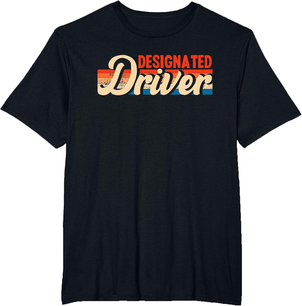 Funny Designated Driver | Humor Party Alcohol T-Shirt - Black