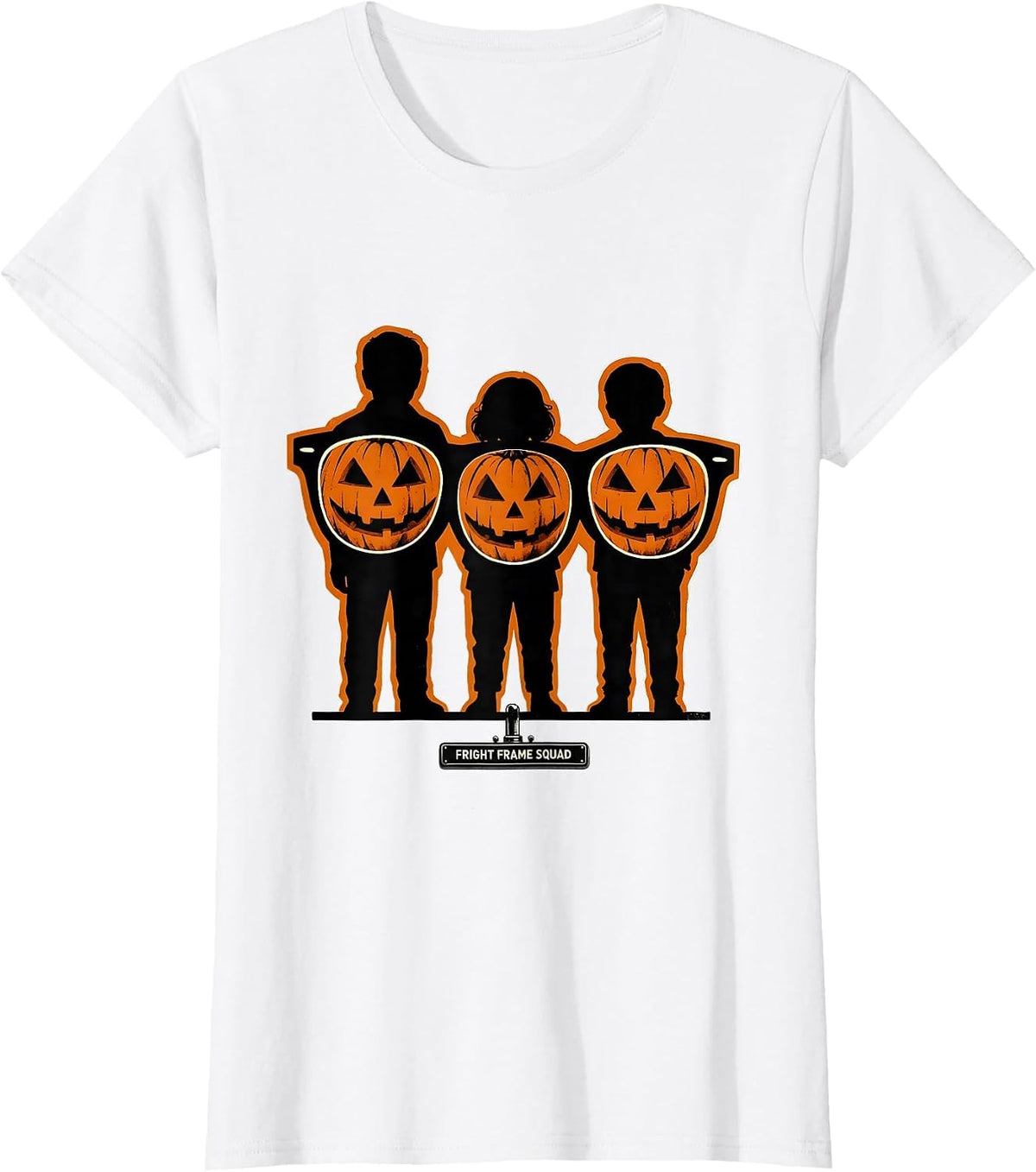 Fright Frame Squad Funny Optometrist Halloween Eye Doctor T-Shirt - White