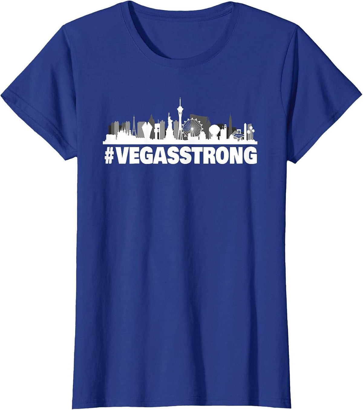 Vegas Strong T-Shirt T-Shirt - Royal Blue