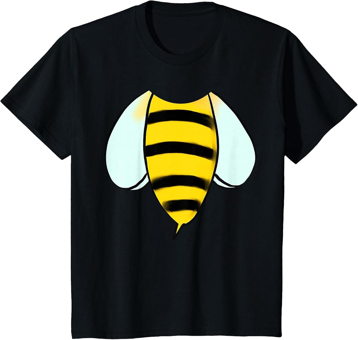 Bee Halloween Costume T-Shirt - Cute Bumblebee Insect Outfit T-Shirt - Black