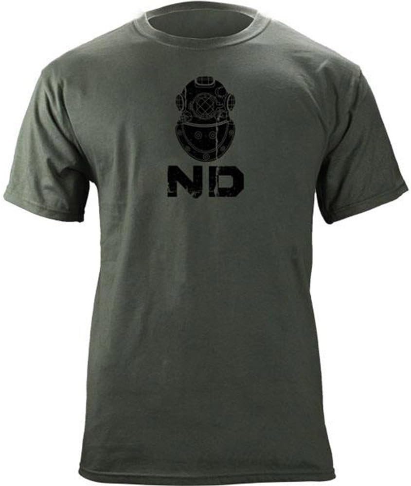 USAMM Officially Licensed Vintage Navy Diver Rating Veteran T-Shirt - Green
