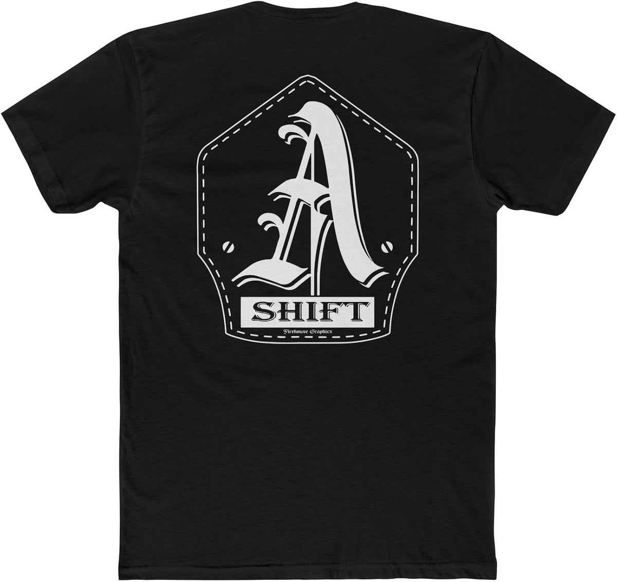 A-Shift Crew Tee — Firefighter Crew T-Shirt - Solid Black