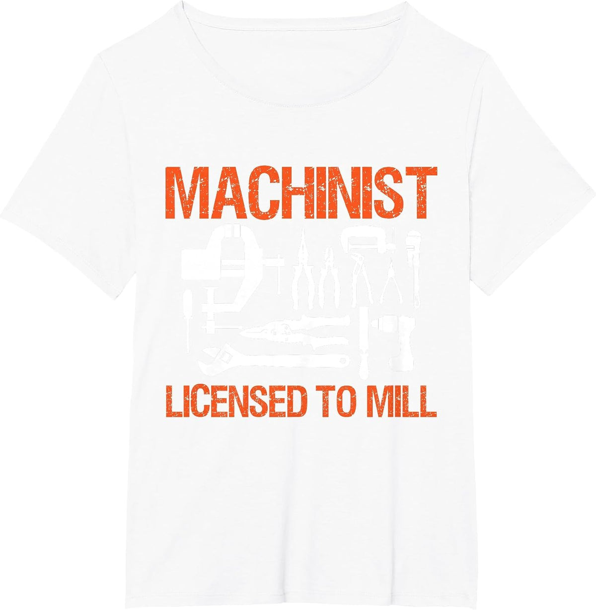 Machinist Licensed to Mill T-Shirt - White