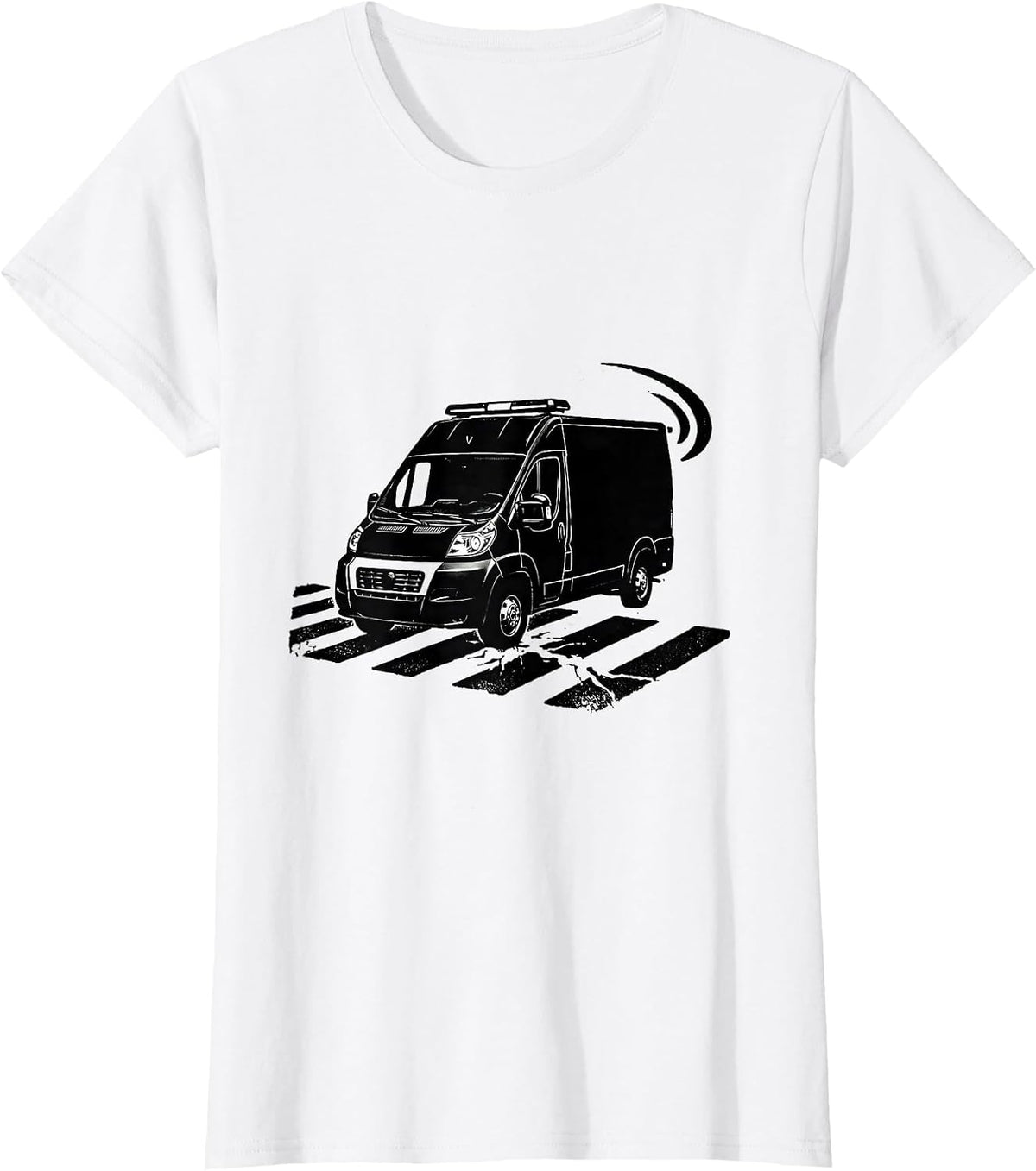 Ambulance Stamp EMT Paramedic EMS Humor T-Shirt - White