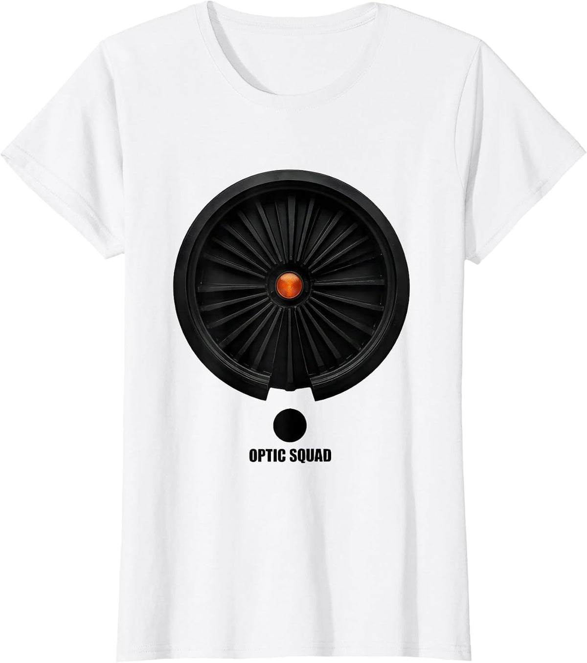 Optic Squad Brutalist Graphic Christmas Optometrist Eye T-Shirt - White