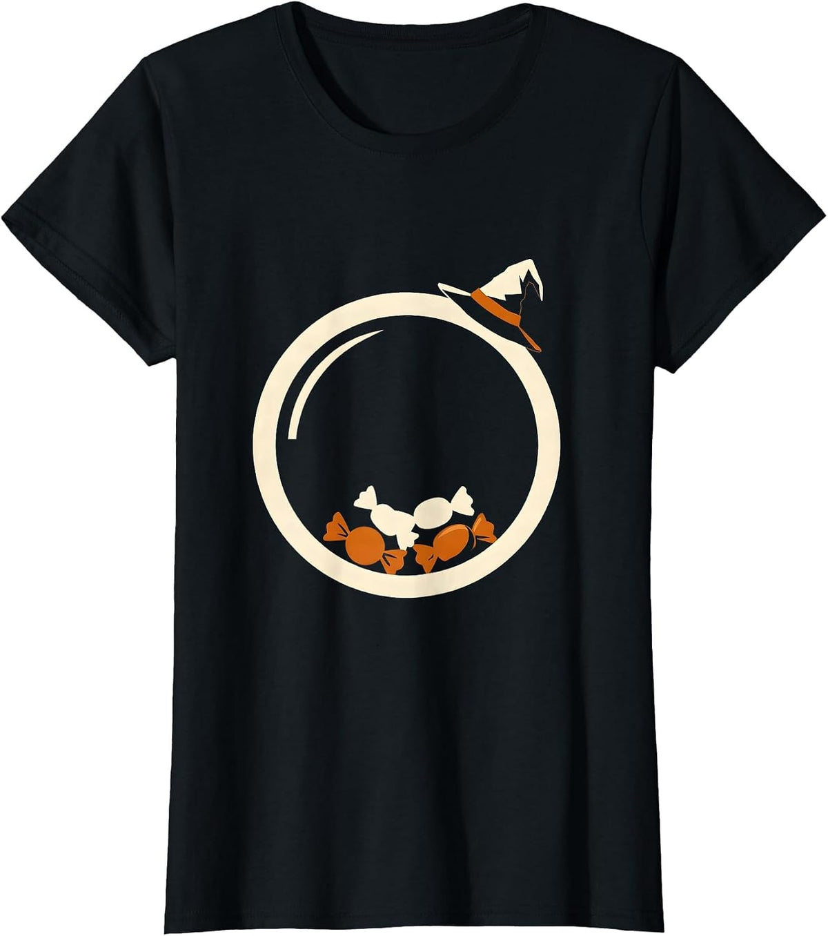 Trial Lens Candy Bowl Halloween Optometrist Eye Doctor Humor T-Shirt - Black