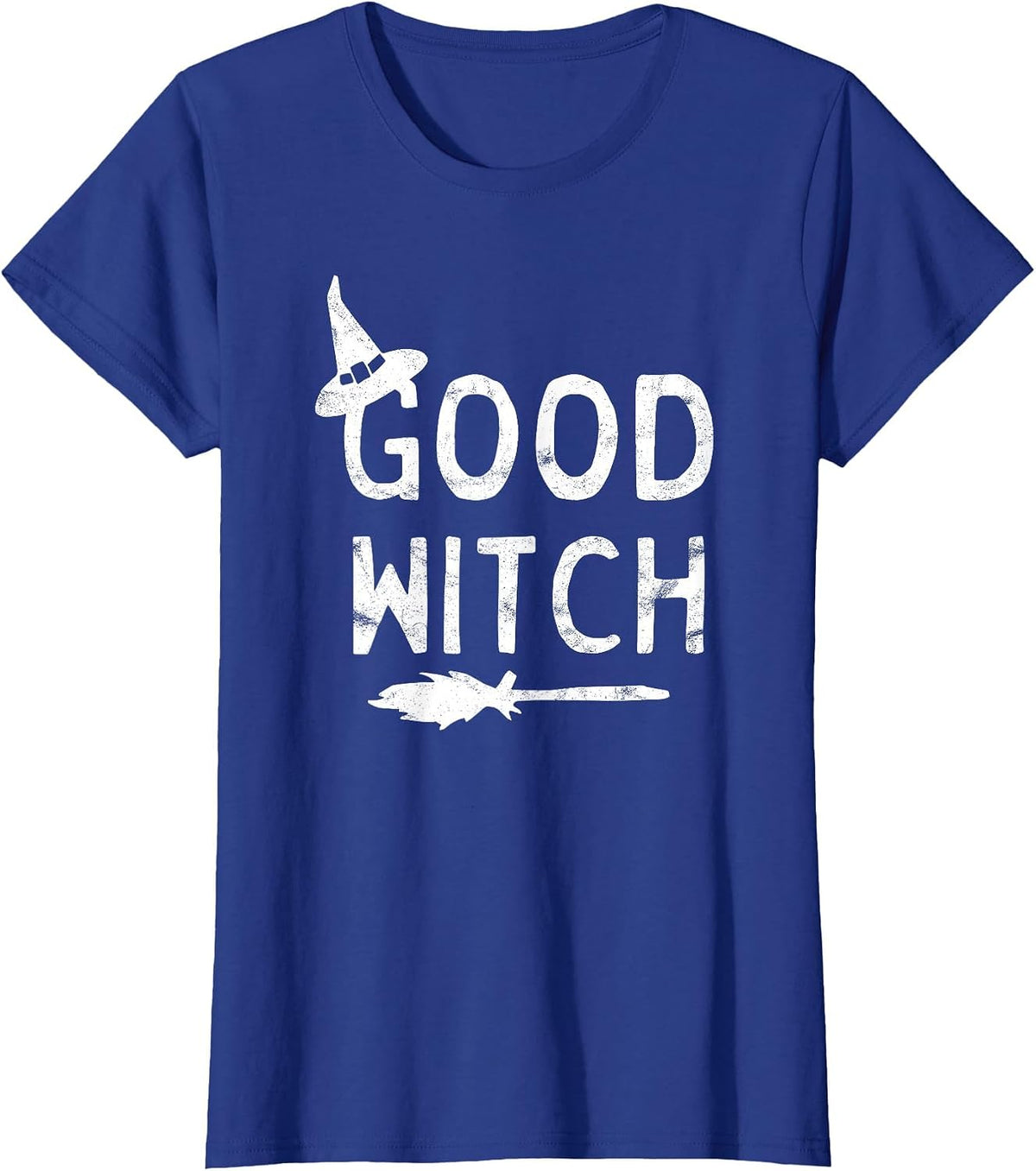 Good Witch Halloween Graphic October T-Shirt - Royal Blue