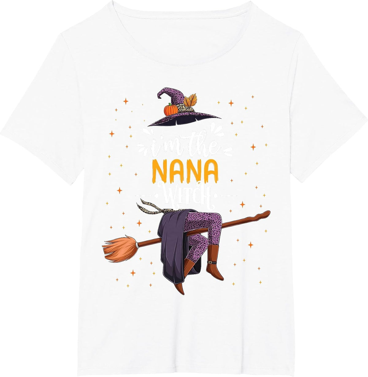 im the Nana Witch Halloween Matching Group Costume T-Shirt - White