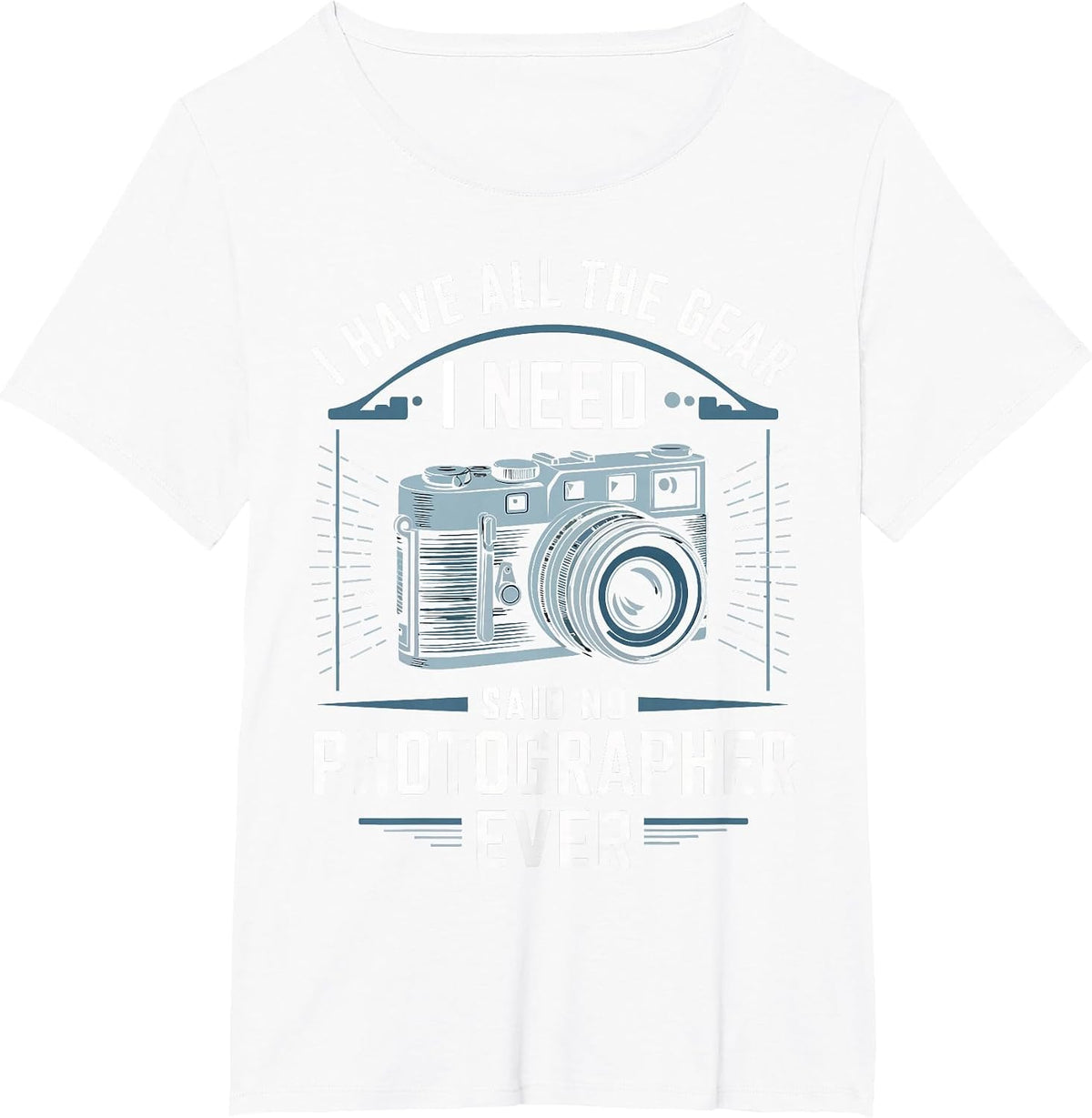 Photographer Camera Gear Lover Vintage Photography Men Women T-Shirt - White