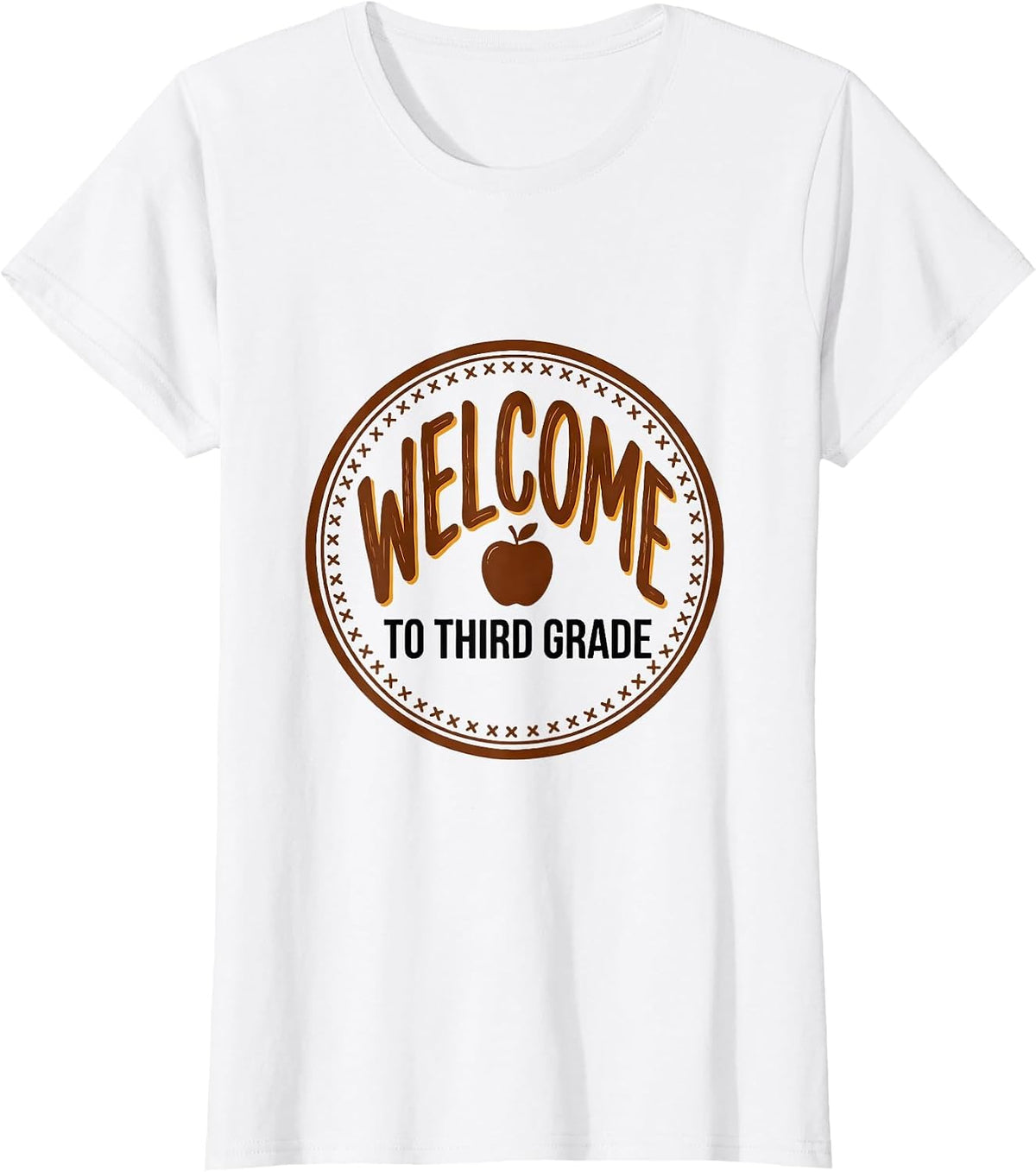 Women's Welcome To Third Grade Cute Teacher Back To School Gift T-Shirt - White