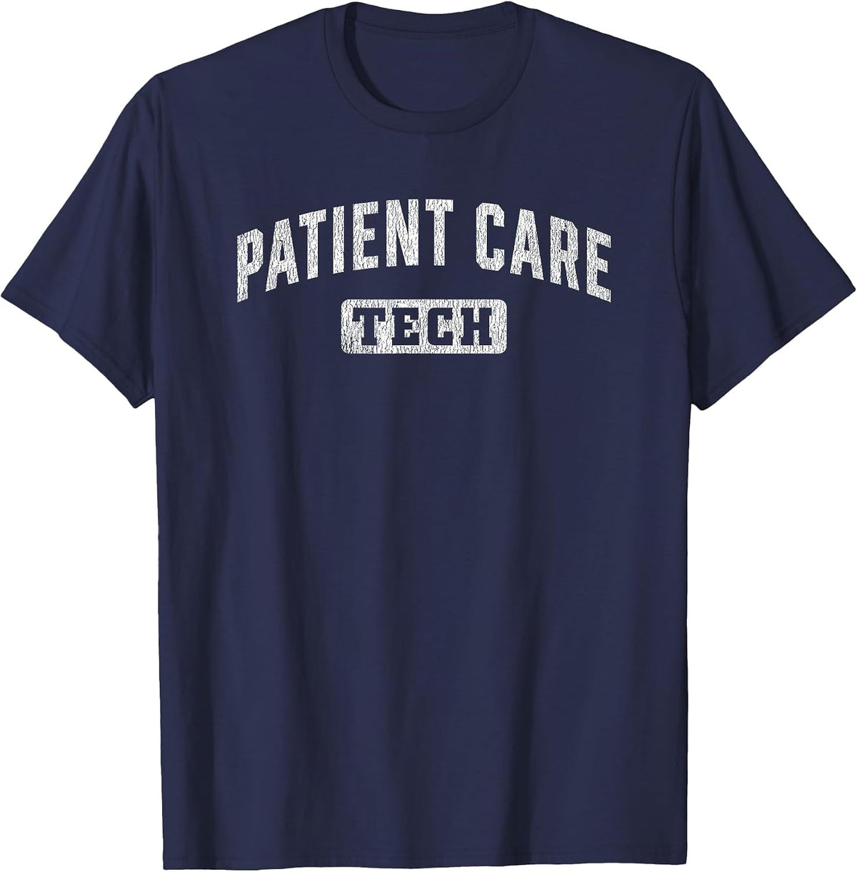 Patient Care Technician PCT Tech T-Shirt - Navy Blue