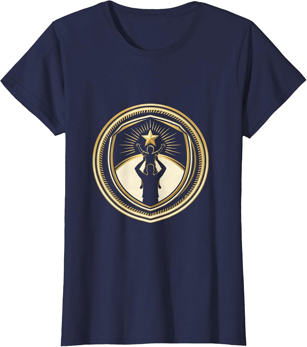 Women's Paraprofessional Lifting Kids Toward Their Dreams T-Shirt - Navy Blue