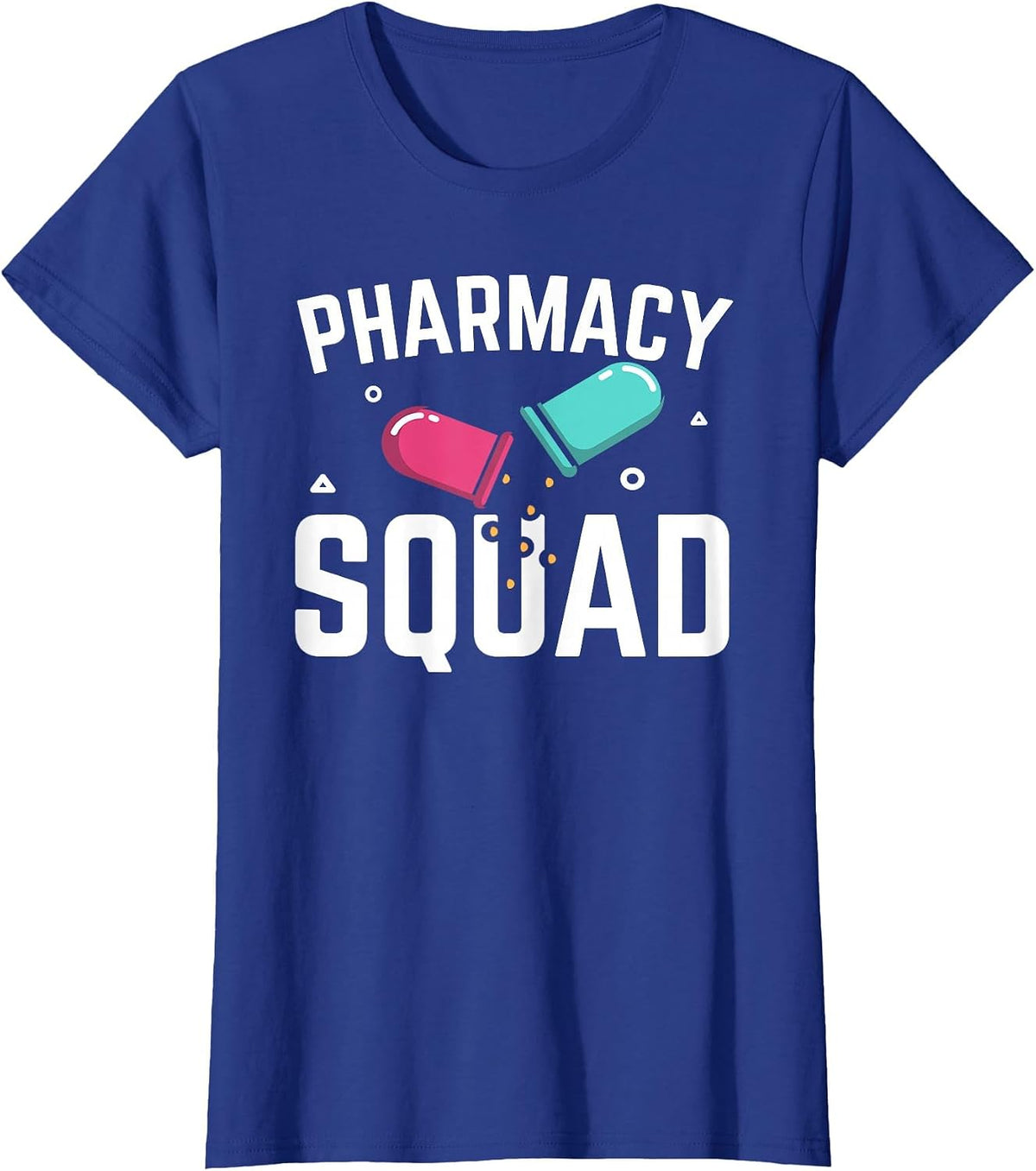 Pharmacy Squad Pharmacist Pharm Technician T-Shirt - Royal Blue