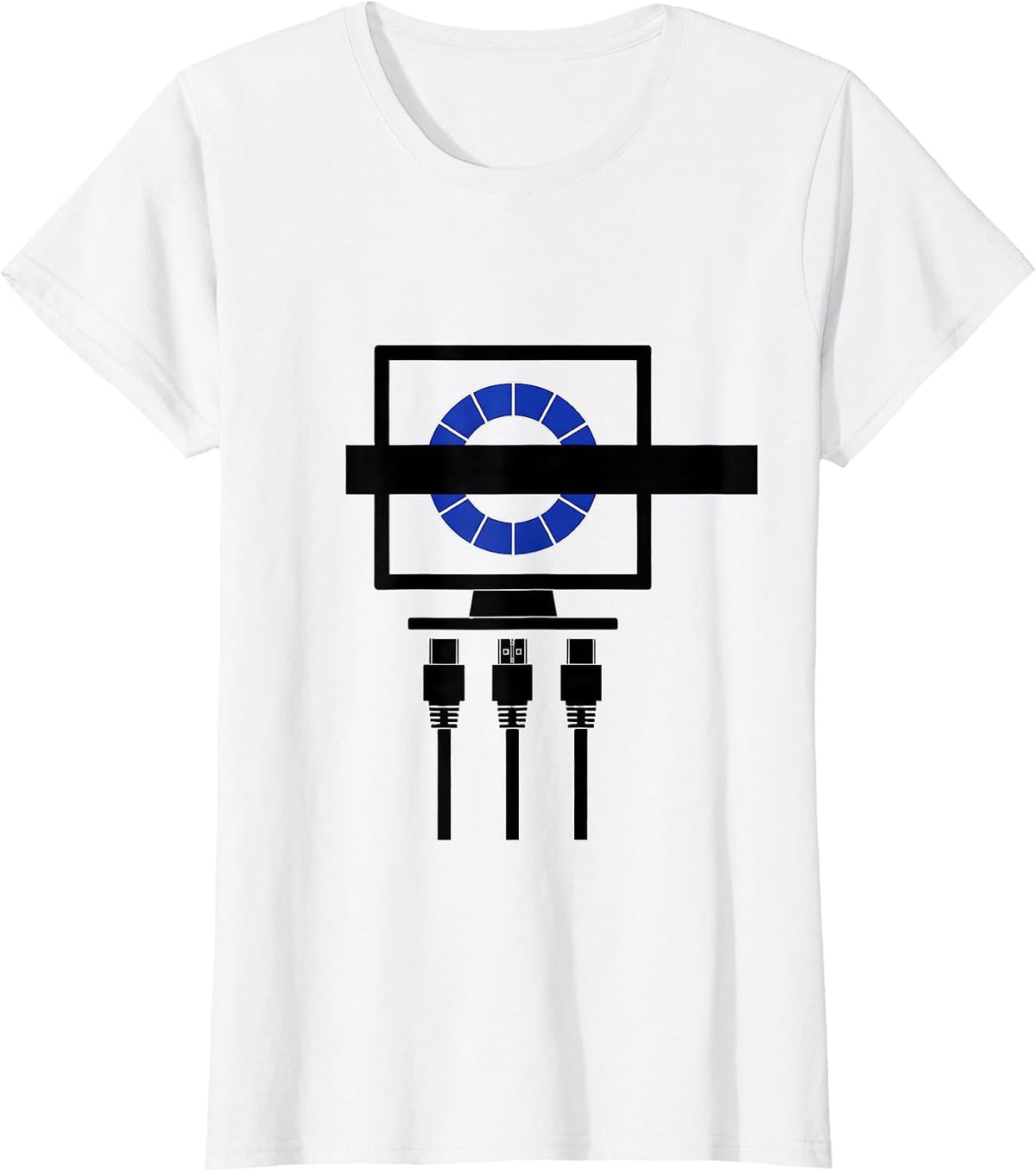 Loading Bar Tech Support Humor IT Worker Gift T-Shirt - White