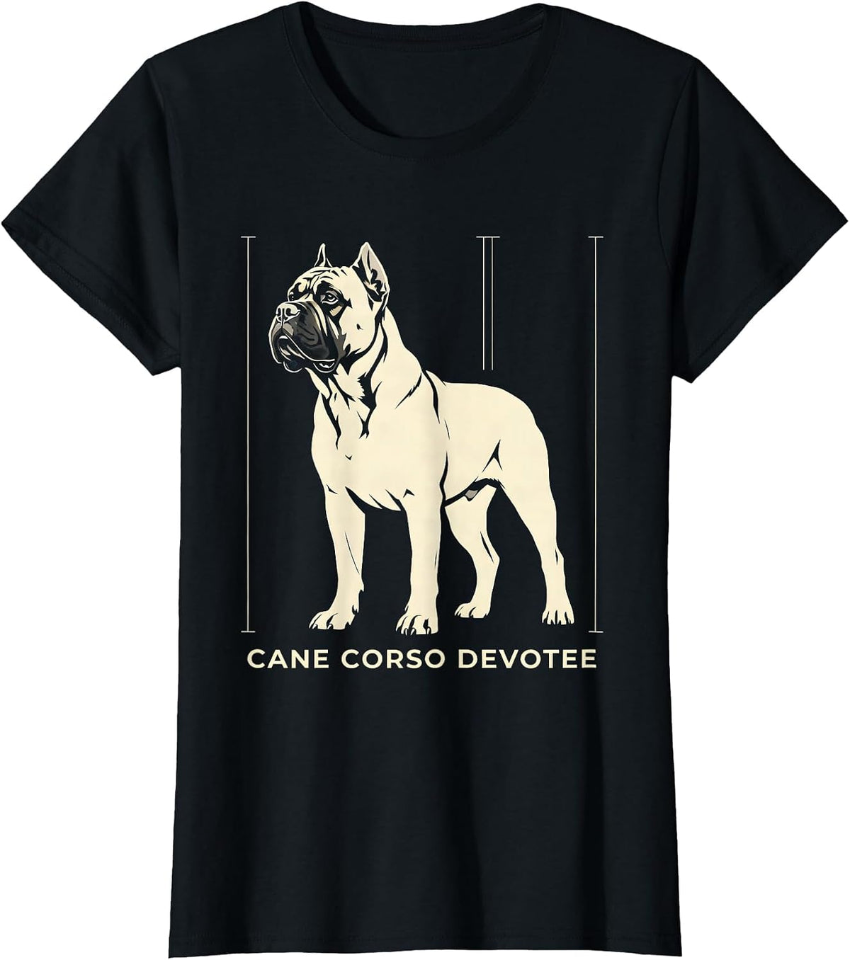 Women's Cane Corso Devotee Dog Owner Breed Pride T-Shirt - Black