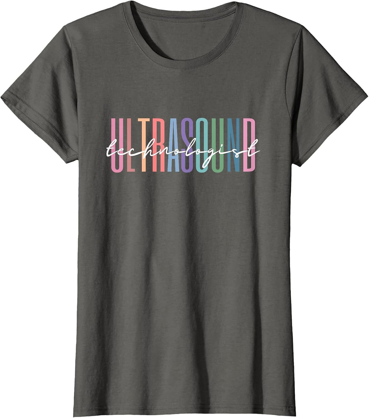 Ultrasound Technologist Radiologic Tech T-Shirt - Asphalt Grey