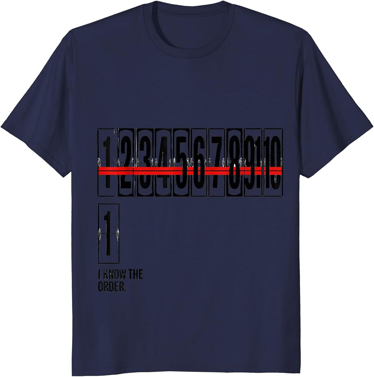 I Know The Order Funny Mechanic Garage Car Guy Humor T-Shirt - Navy Blue